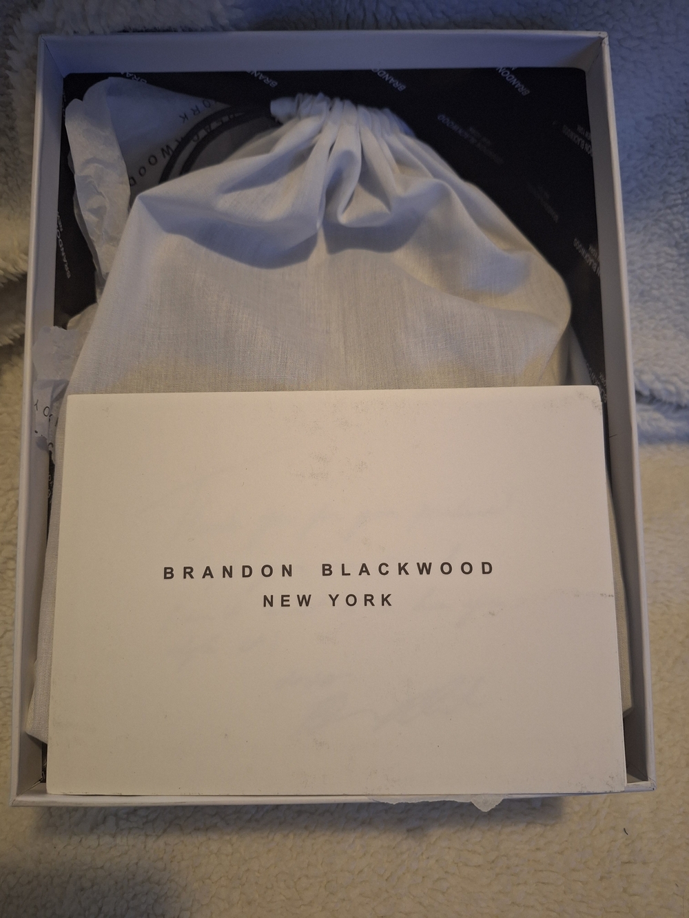 Brandon Blackwood Mini Kuei Navy Croc-Embossed Bag - Picture 14 of 15